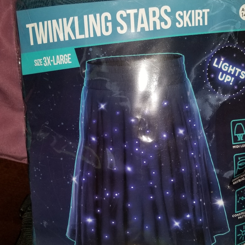 Twinkle stars light up skirt
